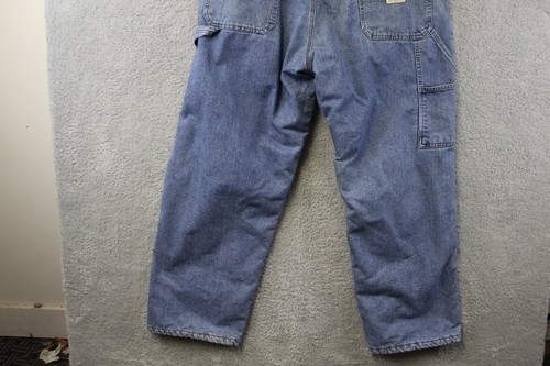 Wrangler Fleece Lined Jeans 38x30 Carpenter Hunting Wokwear Rugged Heavy Warm - Picture 11 of 14