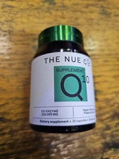 The Nue Co Q10 Supplement CO-Enzyme Vegan 30 Capsules EXP 6/27