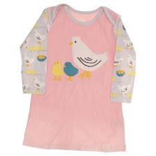 Baby Boden, Kleid, Größe: 86, Pink/Grau/Mehrfarbig, Baumwolle, Sonstiges #j4e