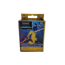 NEW UNBELIEVABLE SCIENCE Our Smallest Science kit Ever Set SEAHORSE DIG KIT