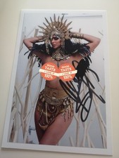 Micaela Schäfer oryginalny autograf podpisany autograf erotyczny model Venus 