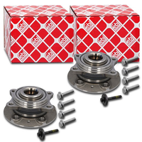 2X Febi Bilstein Radlagersatz Vorne Volvo S60 384 S80 184 V70 285 XC70 295