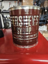 Hershey Chocolate Syrup 6lb Tin UN OPENED
