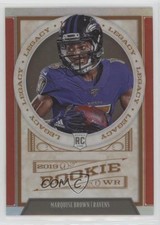 2019 Panini Chronicles Legacy Update Rookies Red 78/99 Marquise Brown #218 y0i