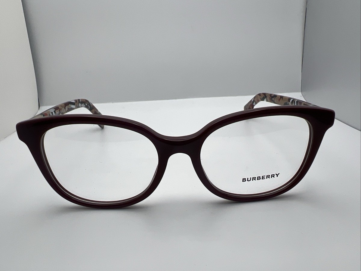 NEW BURBERRY B 2291 3742 BORDEAUX WOMEN EYEGLASSES 51MM 17 140 Burberry BE 2291 - 3742 Bordeaux | Eyeglasses Woman main image 2