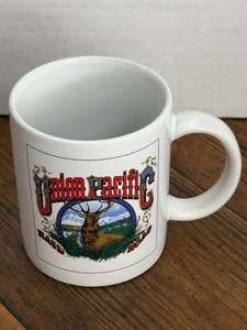 Union Pacific Buck Mug White, Overlooking Diesel (CRB1)