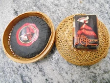 vtg 2 Perfumed Soap JABON MAJA MYRURGIA SPAIN 5 oz in Orig Basket + Travel Mini