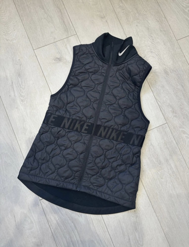 Nike Aerolayer Running Gilet Vest Visit Size XS Women's Black Bv3869 010 - Picture 1 of 7