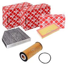 FEBI POLLEN- LUFT- &Ouml;L-FILTER PAKET passend f&uuml;r Mercedes G-Klasse W463