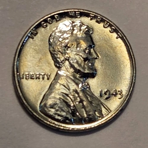 Nicer Low Mintage "business uncirculated++" 1943 P "steel" Lincoln Wheat Cent