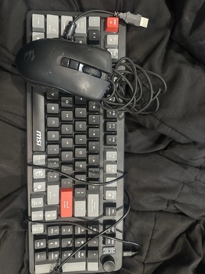 MSI FORGE GK110 Gaming Combo - Wired Mechanical Feeling Keyboard & Optical Mouse