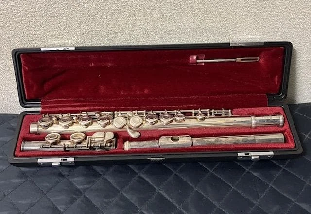 YAMAHA Flute YFL211S Cleaning Rod Included Hard Case Well Maintained Ready - Image 2 of 4