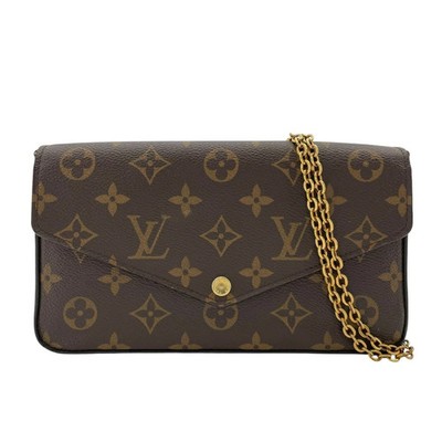 Louis Vuitton Poche Félicie M61276 Monogram Brown Women Box Bag