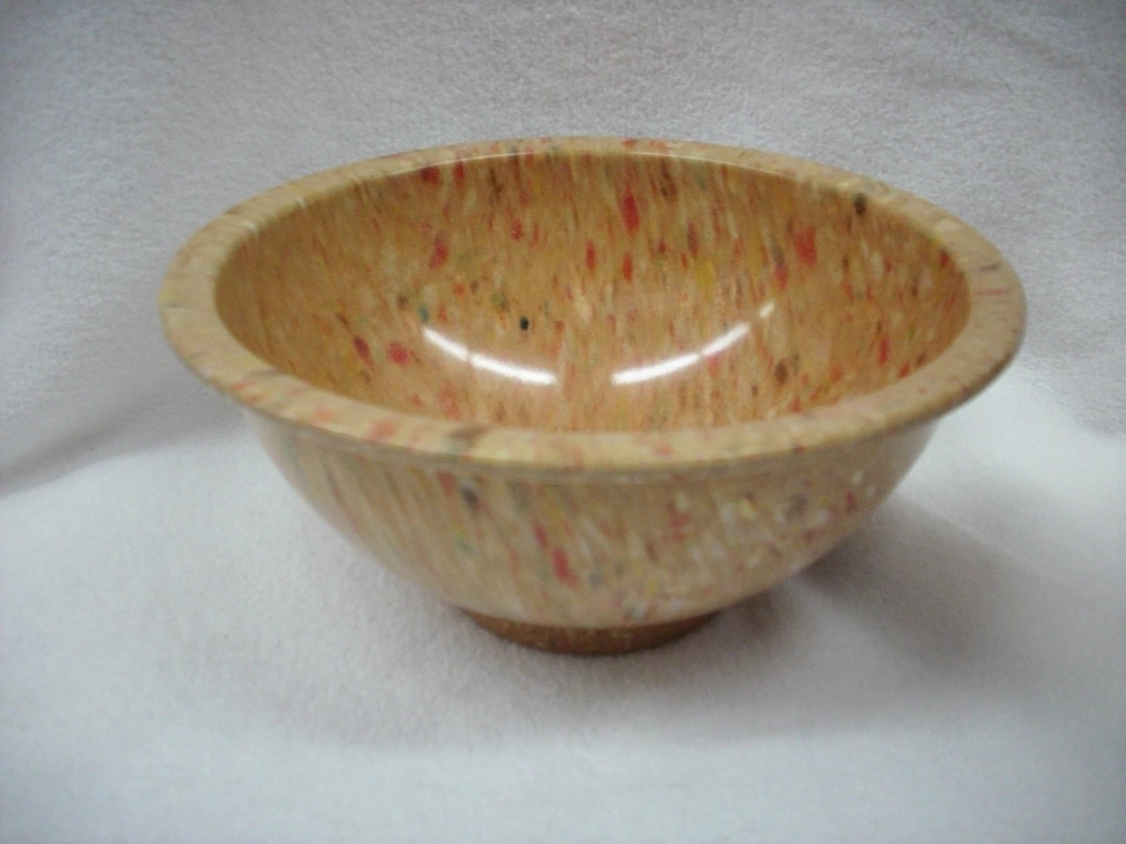 MCM Texas Ware 111 Melamine Plastic 8 inch Speckled Spotted Confetti Mixing Bowl