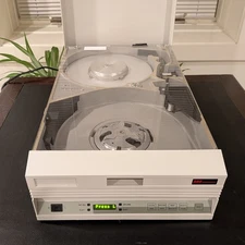 M4 Data M9906 9-Track Tape Drive | 1600, 3200, 6250 bpi | with Manual & Brochure