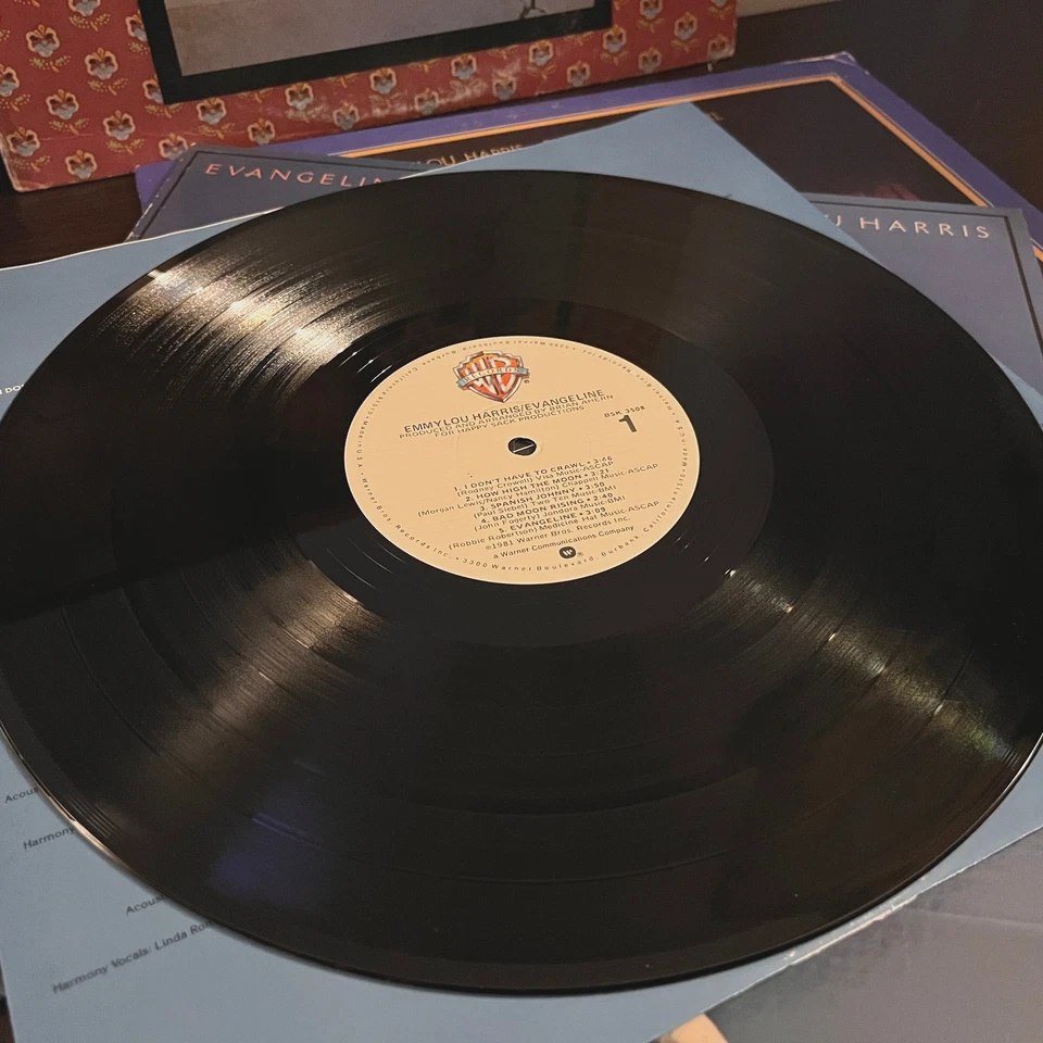 EMMYLOU HARRIS Lot (5) Albums - 12" Vinyl Record LP - EX Foto 3 de 4