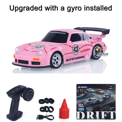 1/43 993 2.4G Mini RC Drift Car Racing Vehicle 4WD RTR Gyroscope Radio Battery