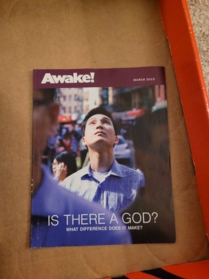 Awake! Is There a God? What Difference Does It Make?, 2015, Jehovah's Witness 