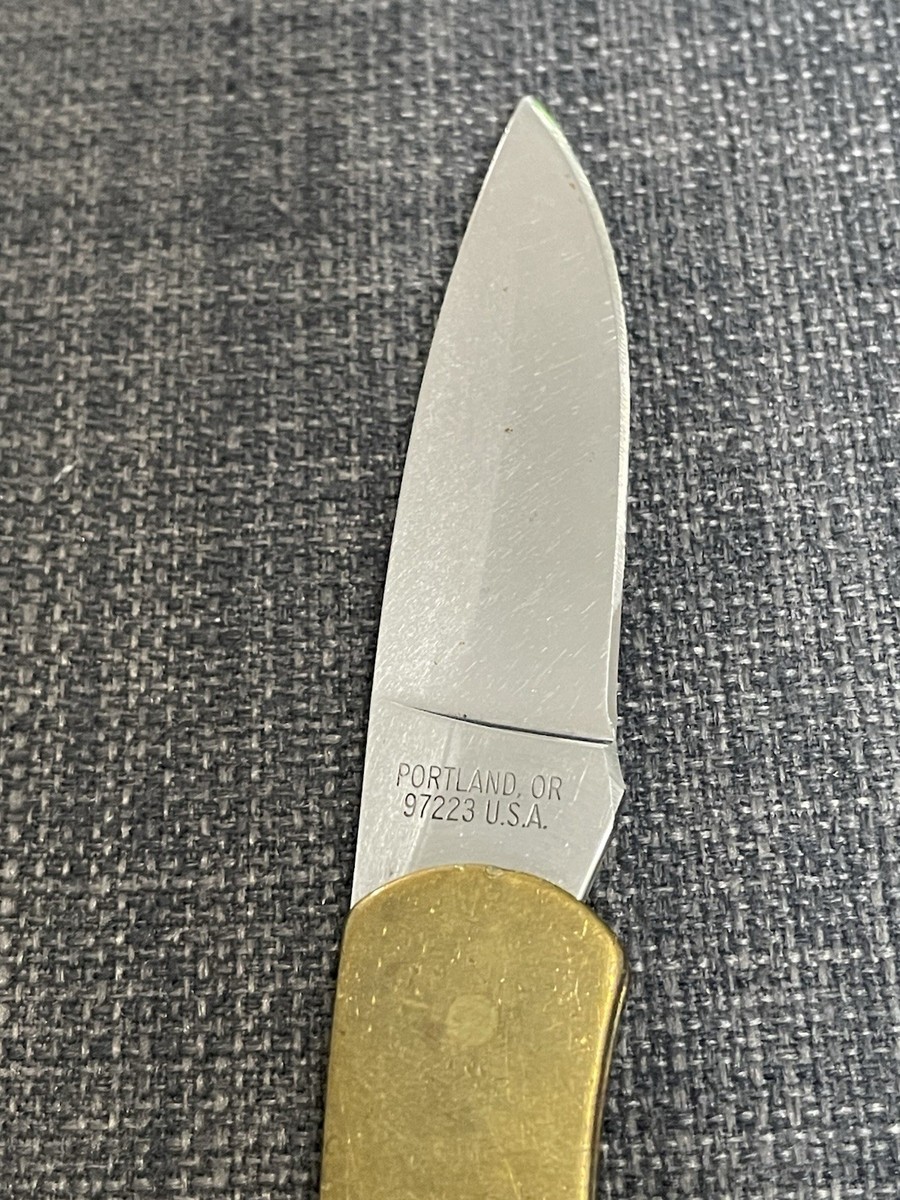 Vintage Gerber Folding Pocket Knife 97223 Lockback Portland USA
