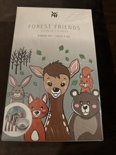 WMF Waldfreunde 6-teiliges Kindergeschirr-Set mit Besteck für Kinder ab 3 Jahren