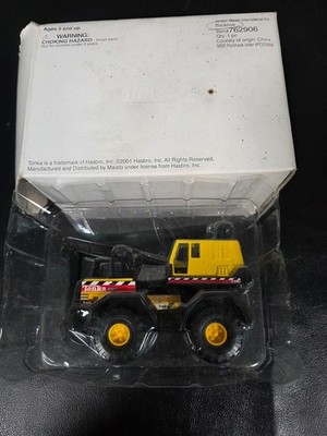 Vintage 1998 Maisto Mighty Mini Tonka 748 Backhoe Excavator 1:64 Truck 5.5  New