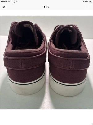New Nike Zoom Stefan Janoski OG+ SB Burgundy Crush Size 11 Extra Laces