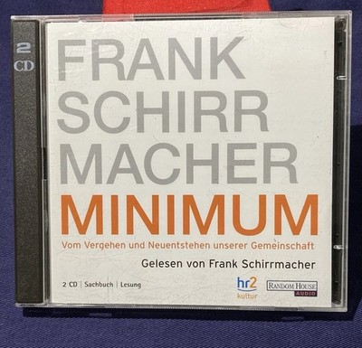 Minimum - Frank Schirrmacher Hörbuch, 2 CD s