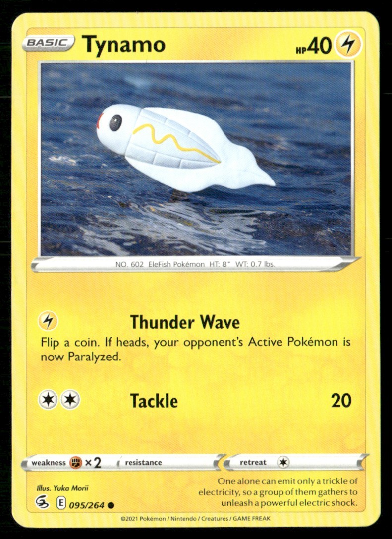 2021 Sword & Shield - Fusion Strike Tynamo Basic/Common #95