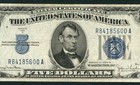 $5 1934 Silver Certificate Note ** PAPER CURRENCY AUCTIONS — photo 1