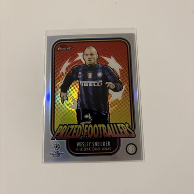 Wesley Sneijder Prized Footballers Insert Inter Milan - Topps Finest UCL 20/21