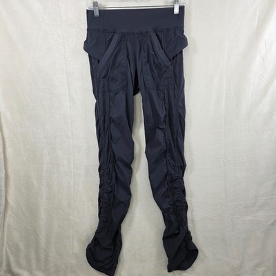 Lululemon Women's Gray Striped Stretch Hiking Quick Step Pants Size 4