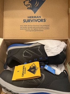Herman Survivors Men’s Cassle Composite Toe Work Shoes Size 8