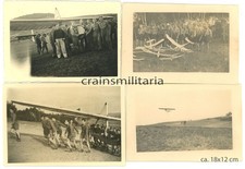 4x Orig. Foto Segelflieger Jugend mit Segelflugzeug ua BRÜCK Eifel Junge Pimpf