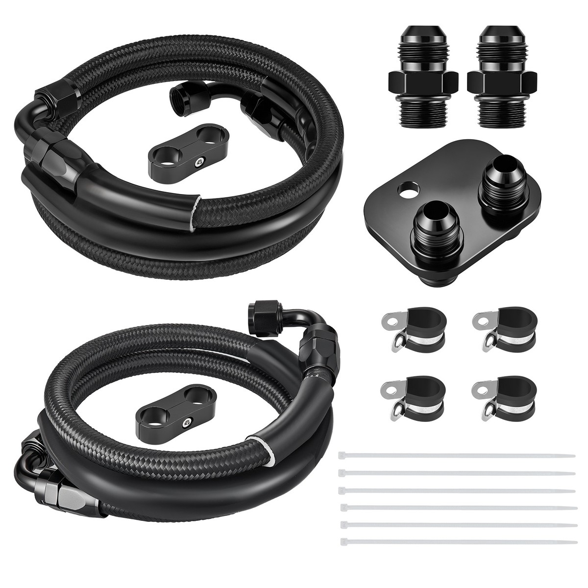 Transmission Cooler Lines Kit For Ford Powerstroke 6.7L 11 2012