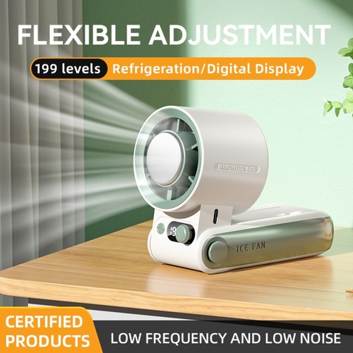 Rechargeable Handheld Fan with 199 Speeds and 10000mAh Battery for Outdoor - Photo 5/15