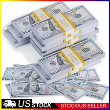 100Pc Prop Fake Looks Real Best Toys Money For Pretend Play Music Birthday Party