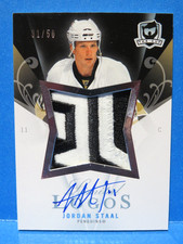 2007-08 UD The CUP Limited Logos Autographs #LL-JS,  Ltd 31/50),  JORDAN STAAL