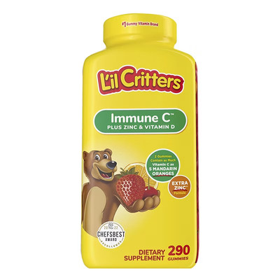 L'il Critters Immune C Gummy Vitamins for Kids, 290 Count   Supports Immunity