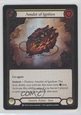 2021 Flesh and Blood - Everfest First Edition Amulet of Ignition #EVR179