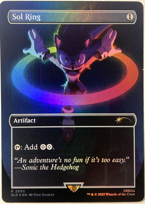 MTG Sol Ring (Rainbow Foil) Secret Lair x Sonic 2093 NM | eBay