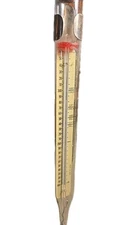 Food Thermometer Acu-Rite  Frying Candy Jelly Chaney Co USA Wisconsin Vintage 