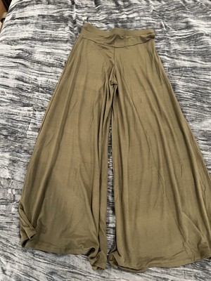 Wide-Leg Olive Pants One size S-L