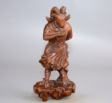 Exquisite Boxwood Ox Ornament