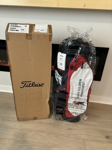 Titleist 124th US Open Pinehurst Caddy Boy Logo Golf Stand/Carry Bag/New In Box!