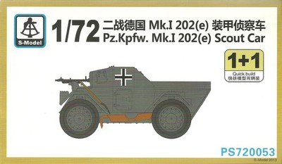 S-Modell 1/72 Pz Sp Wg Lince 202(i) Scout Car (2 Bausätze pro Box)