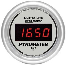 Autometer Fits 6545 2-116 In Digital Egt Gauge - 0-2000f Ultra-lite Electric