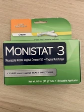 MONISTAT 3 CREAM 3 DAY TREATMENT  0.9 oz EXP 09/2026