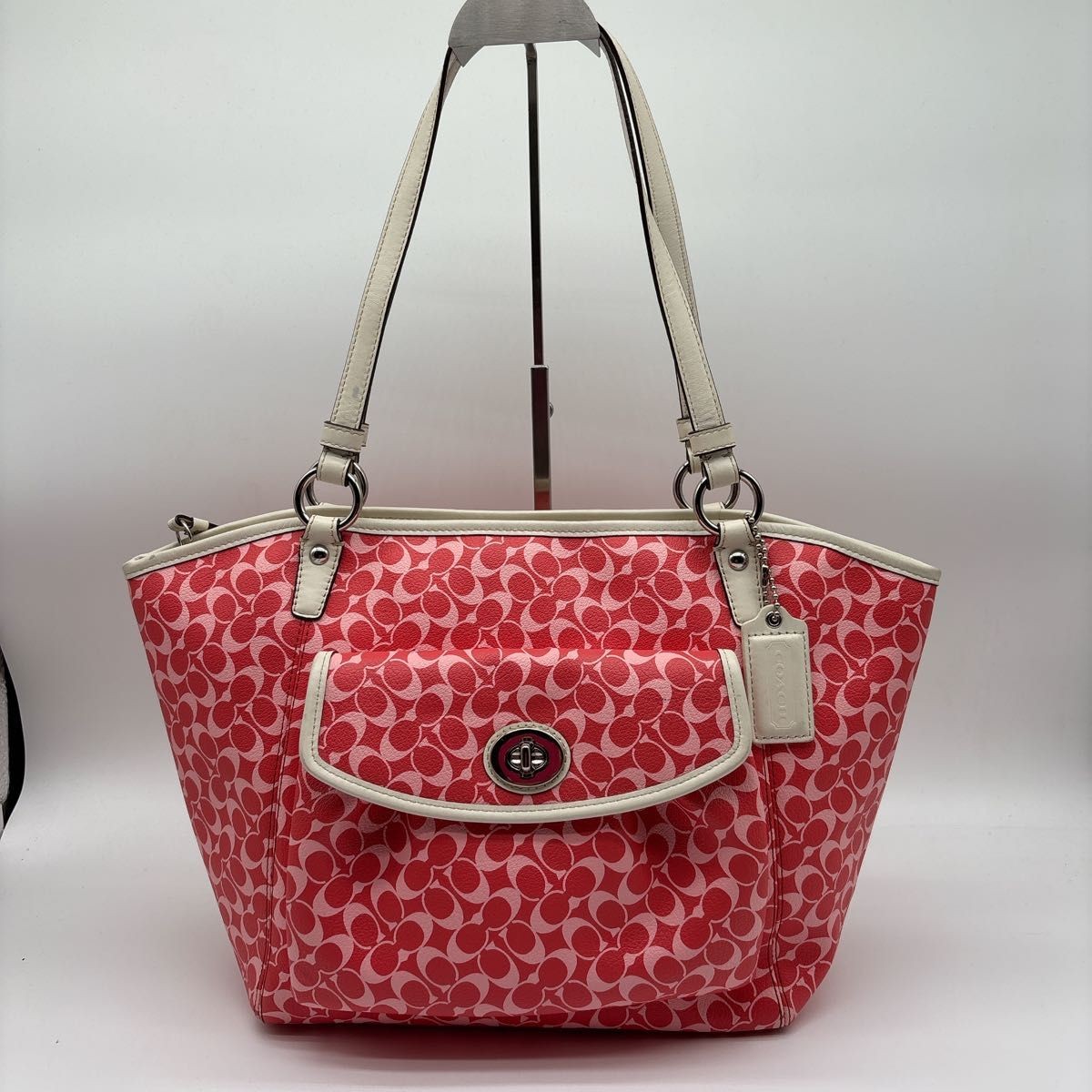 COACH Signature Tote Bag Pink F17433 11a thumbnail 2