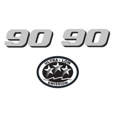 90 HP Decal Sticker for Yamaha Outboard Engine Cover Horsepower Mark