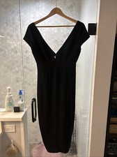 Dolce And Gabbana Vintage Dress Size 44 With Cherub Heart Charm Black